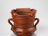 Ame Ker 22  Ame Ker 22, Mexiko, Bundesstaat Jalisco, Guadalajara/Tonalá, Kolonialzeit, 17./18. Jahrhundert, Becher, búcaro, Ton, H 9,1 cm, Dm 10,9 cm : Museumsfoto: Claus Cordes, Bestandskatalog Ethnologie